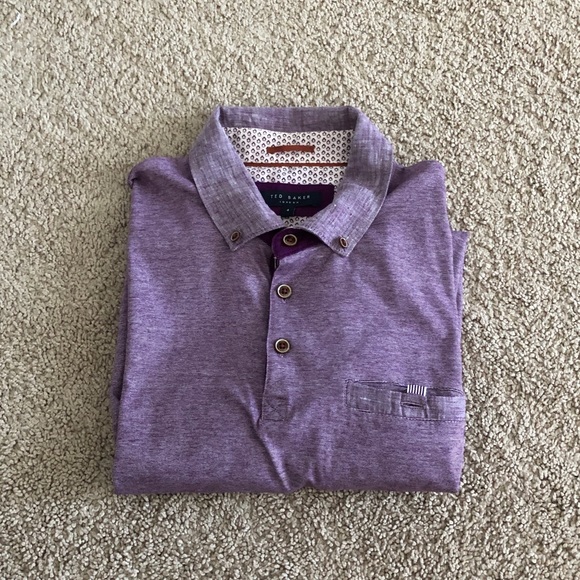 Purple Ted Baker men’s shirt - Picture 3 of 3